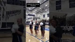 Everybody yell for the Wolfpack #hoco #competitivecheer #cheerleading #cheerleadingstunts #cheer