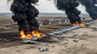 Shocking! Ukraine Destroys Key Russian Airbase in Voronezh&mdash;Massive Explosions Caught on Camera!