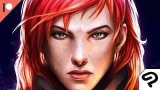 [Process - Patreon monthly piece February 2021] Commander Shepard