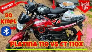 2025 Bajaj Platina 110 VS Bajaj CT 110X Details Comparison ✅ | Review,Mailege,Price,Details |✔️✔️✔️