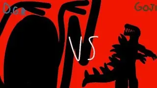 godzilla vs dogora | animation