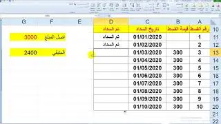 الاقساط والديون بطريقة سهلة Managing installments and debt in an easy way