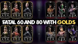 Match 60 and 80 Fatal Dark Queen's Tower with Gold Characters. MK Mobile