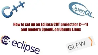 How to set up an OpenGL Project on Ubuntu in Eclipse CDT