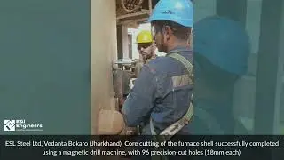 E&I -Successful Core Cutting, HT Cable Laying, and EOT Crane Commissioning at Vedanta Bokaro