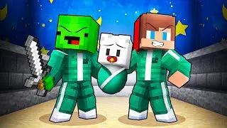 JJ and Mikey Adopted In SQUID GAME 3 in Minecraft - Maizen