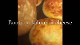 Bread with fish covered in cheese