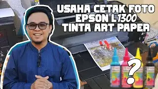 PRINT PHOTOS Using the Epson L1300 Printer with Art Paper Ink on Glossy Photo Paper
