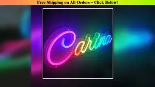 RGB Custom Kid Name Neon Sign Personalized Dimmable for Wall Decor for Bedroom Wedding Party Bar