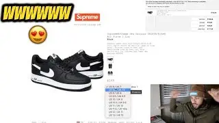 *LIVE COP* Supreme&reg;/CDG Nike Air Force 1 Low WEEK12 FW18 *MANUAL CHECKOUT*