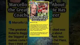 Lippi: &ldquo;When I Mention Zidane, I Remember Del Piero&hellip;&rdquo; #football #zidane #baggio #messi #cr7 #shorts