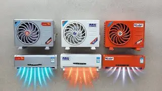 Top 3 Miniature Air Conditioner Unboxing & Test Video || Best Gadgets Solar AC