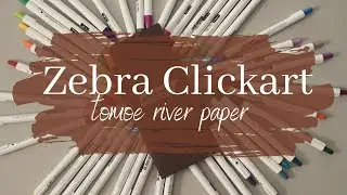 Ручки Zebra Clickart | Тестирование ручки Tomoe River Paper