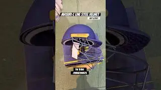 Masuri C Line Steel Helmet ⛑️ #cricket #batreview #cricketequipment #cricketlover #cricketgear
