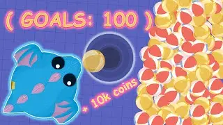 MOPE.IO | SUMMER UPDATE SCORING 100 GOALS BEACH BALLS in Mope.io