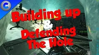 СТРОИМ КРЫСИНУЮ НОРУ! - ARK MTS 4 ЧЕЛОВЕК С3 ЭП2 - ОБОРОНА БАЗЫ №1