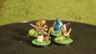 Dungeons & Dragons - Mousling Wizard, Bard, Monk and Fighter (Reaper Miniatures)