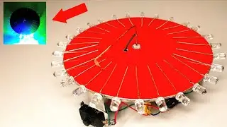 Awesome light project using DC motor