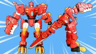 Warframe Deluxe Edition Digi-T-Rex Robot Transformation Toy