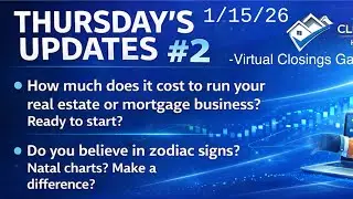 How much to start your Real Estate Or Mortgage business? Virtual Closings a game changer! Zodiac?