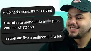 STREAMER DESCOBRE QUE FOI TRAÍDO AO VIVO