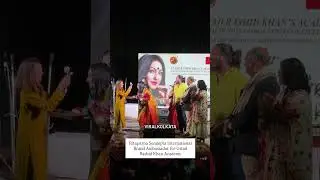#RituparnaSengupta International Brand Ambassador for Ustad Rashid Khan Academy #music #love #song