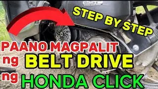 PAANO MAGPALIT NG BELT DRIVE | HONDA CLICK