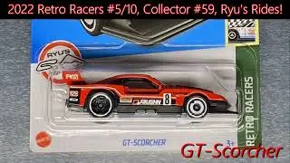 2022 Hot Wheels GT-Scorcher Retro Racers Series Opening and Complete Casting Details, Ryu's Rides!