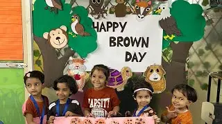 Brown colour ✨️ #shorts #youtubeshorts #browncolour #kidspoem #kidssong #colour #kindergarten #yt