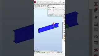 Reverse local axis of 1D member in Robot Structural Analysis Professional #Shorts