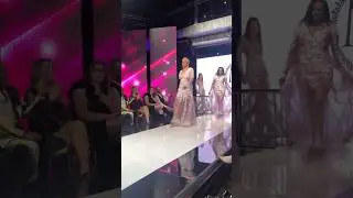 Joyce Brown Shines in Silver at Fashion Week | Mitch Desunia London Runway Show