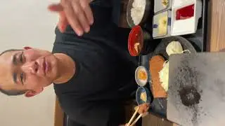【無理やり横動画】オダジーさんに高級なカツご馳走になりました！！！！！