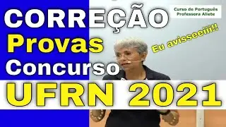 Concurso #UFRN 2021 | Correção das Provas | Banca Comperve