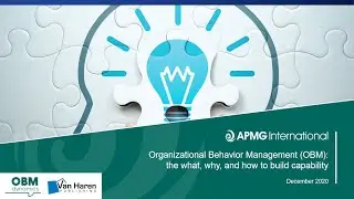 Organizational Behavior Management (OBM): the what, why, and how to build capability
