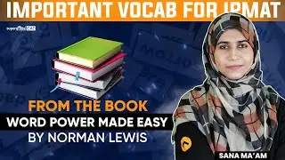 Important Vocab for IPMAT 2024 Exam | Powerful Rootwords for Vocabulary | IPMAT 2024 Exam