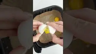 Как приготовить яйца в аэрофритюрнице #легкиерецепты #яйца #завтрак