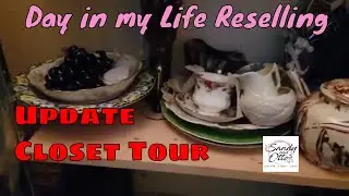 Update Closet TOUR Vlog reselling - Day in the life of a Full Time Reseller-YouTube eBay #reselling