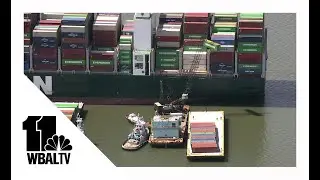 Baltimore receives containers removed from Ever Forward