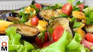 Warm Eggplant Salad + Delicious Sauce