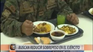 Preocupa sobrepeso de soldados chilenos