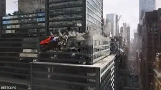 Avengers Vs Chitauri Army - Final Battle Scene - Avengers 2012