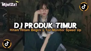 DJ HITAM HITAM BEGINI - PRODUK TIMUR X TOR MONITOR FULL SONG VIRAL TIKTOK TERBARU 2025 SPEED UP