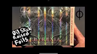 Phyrexia Compleat Edition Bundle All Will Be One Oil Slick Raised Foil Opening Magic the Gathering