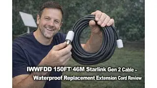 🛰️ Обзор водонепроницаемого удлинителя Starlink Gen 2 от IWWFDD (150 футов) &ndash; стоит ли он своих д...