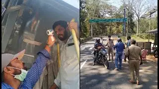 Coronavirus screening camp set up at Kerala-Karnataka border