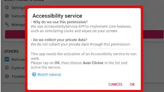 Auto Clicker App Fix Accessibility Problem