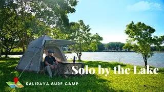 Solo Camping by the Lake | Vadalido Hexagon Tent | 4k Video