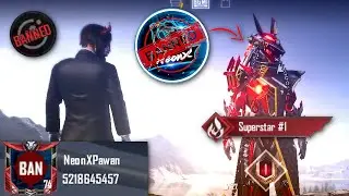 BGMI ID UNBAN TRICK 😱 | #1 Superstar ID UNBAN @NEONXPAWANOP 😍 | Lobby Video By Daku Gaming