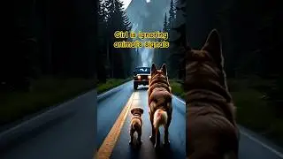 Girl is ignoring animal's signal 🚦⛈️ ||  #shortsfeed #foryou