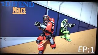 Space Engineers: Defend Mars Ep1 Hard LANDING
